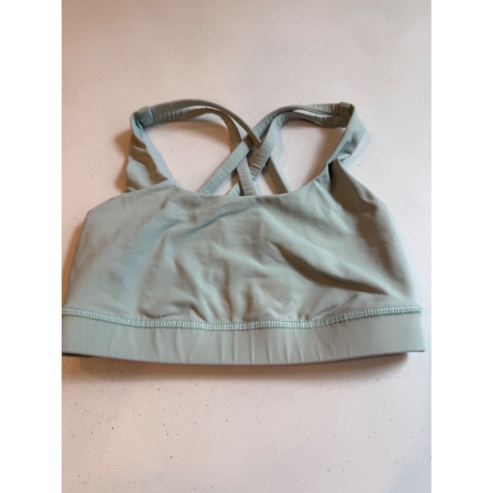 Lululemon Free To‎ Be Bra Light Support Strappy Back Mint Green Size 2